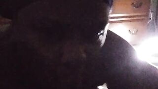 Black Bonnet suck his rod during the time that this chab s.