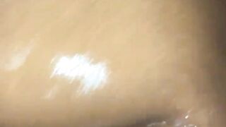 Black gf lil sis reverse cowgirl