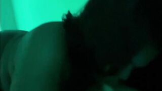 black mother i'd like to fuck sucking schlong ends with face full of cum