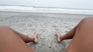 in nature's garb beach flashing squirting snatch