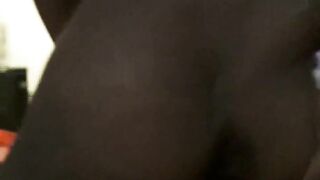 Amateur Black Riding large rod