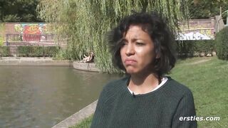 Sexy Black amateur getting off in nightie