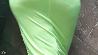 Black big beautiful woman candid large butt