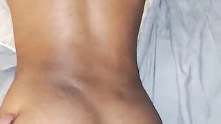 Youthful black shaking her butt