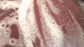 Black teen gets hawt in suds