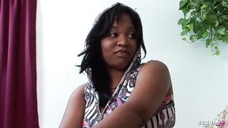 Disappointed Ebony big beautiful woman Wife next Door entice Ebony Monster Schlong man to Cheating Bang when her spouse is away