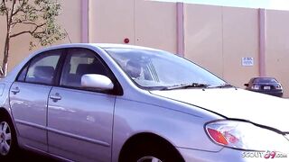 Ebony black College Angel Keira tricked to Bang by BBC Dude