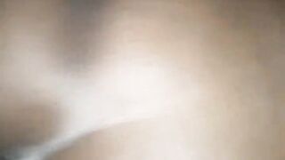 Black large booty doggy style pounding