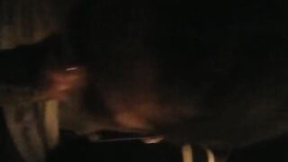 Aged black oral pleasure-job