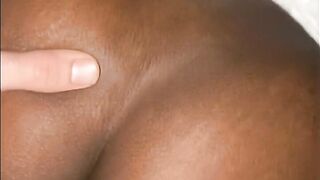 Tiny Black angel drilled by white chap