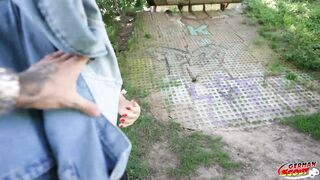 GERMAN SCOUT - Fit Skinny Teen Viks Gal Pick Up for Hard Casting Bang in Germany