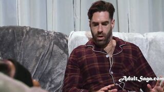 Breasty Black Teen Rides step Daddy In Indoor Tent During the time that stepMom Naps - Lily Starfire, Ken Feels