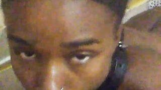 Black teen in slavery sucking bf jock