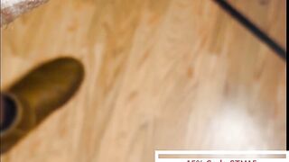 Large dick wasn’t willing for The Warrior, MILKING CUM