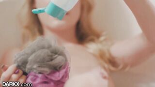 Small Blond Surprises Black BF In The Baths - XEmpire