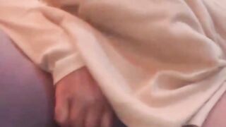 Ebony Hair Cutie With Large Boobs Solo Fingering