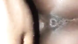 Pulsating bbc in taut black cunt