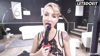 HER LIMITATION - BLONDES LOVE EBONY - Golden-haired Anal Compilation Part 7 - (Elen Million, Mike Chapman, Venera Maxima, Mike Chapman)