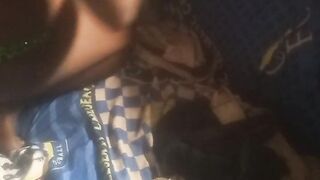 Gorgeous ebony woman getting laid in home made clip