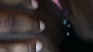 Hot black gets her vagina and butt ate