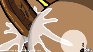 Thick curvy black gets booty drilled