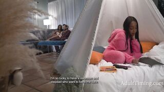 Breasty Black stepDaughter Had Boobs Wifey Did Not...