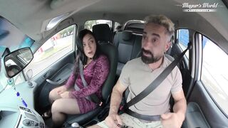 Hirsute Christina Santes Fucking In The Car