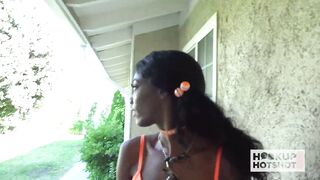 Chanel Skye’s Taut Black Rectal hole Stretched By Bryan Gozzling’s Jock!