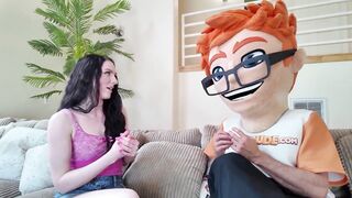 Celestina Blooms’ Oral Draws My Wang for a Cum-in-Throat Prize!