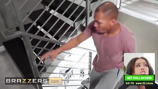 Black Chick (Bridgette B) Takes On 2 Juice Large Hard Ramrods - Brazzers
