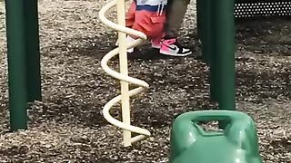 Caught Couple Fucking in Park