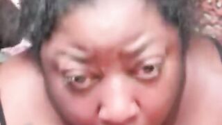 Black SSBBW Swallows BBC During Uber Break