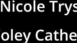 Aria Nicole Trys Out A Foley Catheter