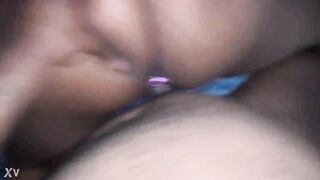 Hitting darksome thick black from the back hardcore