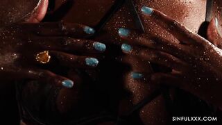 Black Seducing neighbour on Valentine’s Day