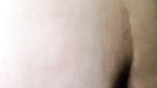 Black butt in the backseat