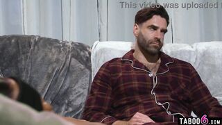 Youthful large breasts black step daughter made step daddy screw her worthwhile