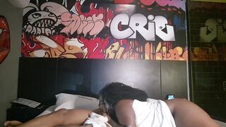 Large Booty Suffered Giving Her Booty, Cummed Squirt On The Schlong And Took Cum Inside - PART 1 (COMPLETE ON RED)