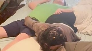 Homemade Amateur Black next door neighbour came to bang