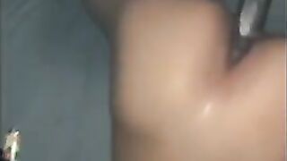 Screwing Tiny Yellow Bone Black Doggy position