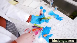 Blond mother I'd like to fuck Scientist Gets Screwed by BBC Lab Partner