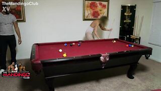 Fitness Fake Boobs Hotwife Cucks Hubby in Front of BBC Strippers Taking Turns Giving Her Creampies