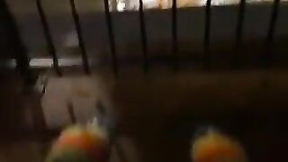 Black dominatrix shows tootsies