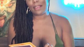 Homemade amateur Black Tarot Reader cums hard - In nature's garb Divination movie scene 4