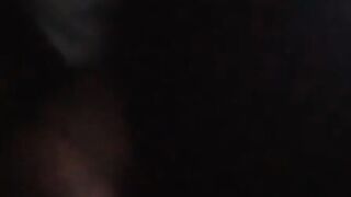 Black thinks his jock is her throat toy