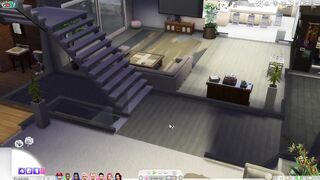 Raw Stairway Booty-Eating and Belt-On with Jamie & Catalina in Sims 4