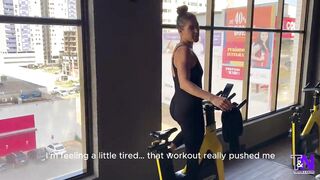 From Gym to Creampie: Latin chick Fitness Playgirl Gets Drilled Hard After Teasing All Day