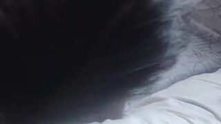 Merely in the ebony beauty's cunning butt