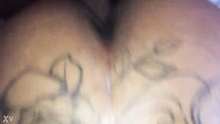 Black big beautiful woman screams