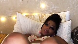 Black Cutie Masturbating— OF: merely.foxy